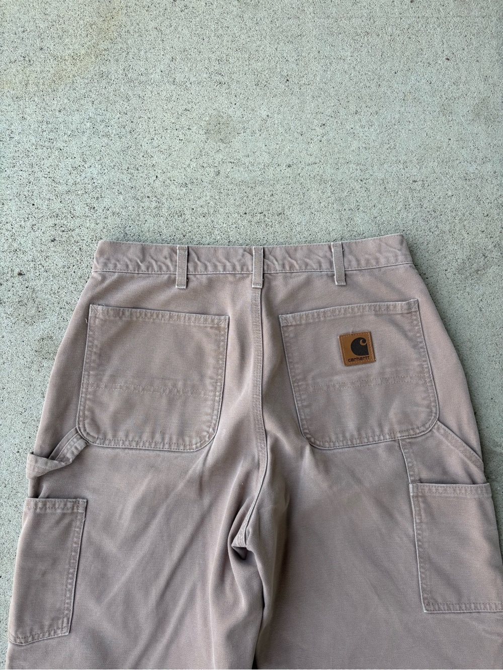 Vintage Carhartt B11 SDL Saddle Canvas Carpenter Pants 30x31 - Picture 3 of 4